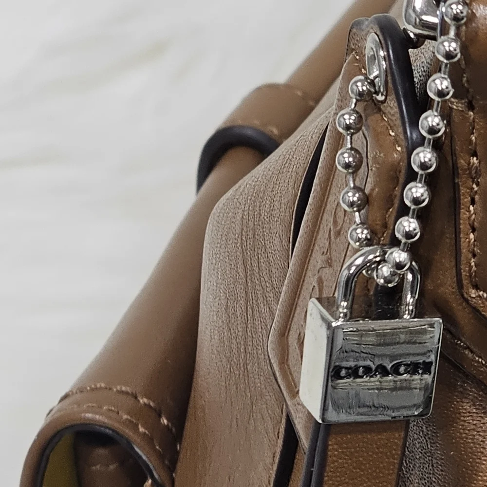 Coach F29881 Charlie Leather Hobo Shoulder Bag – Brown